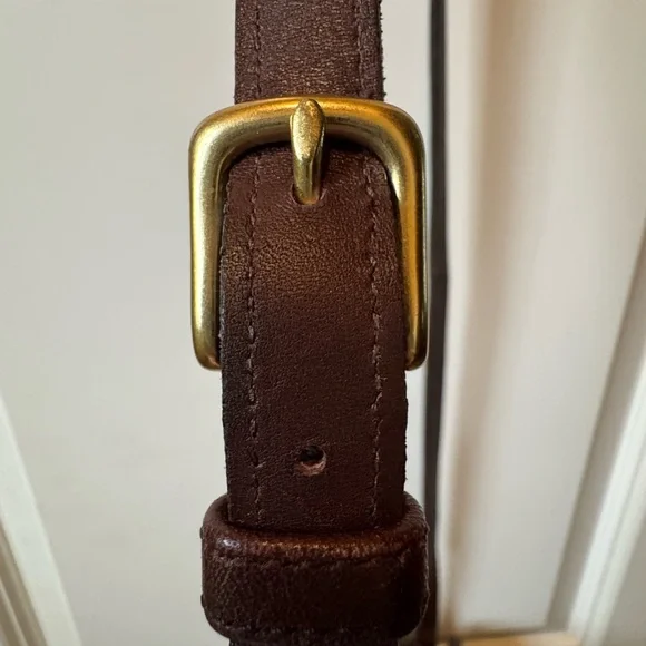 Coach Dark Brown Leather Crossbody Bag - Picture 11 of 15